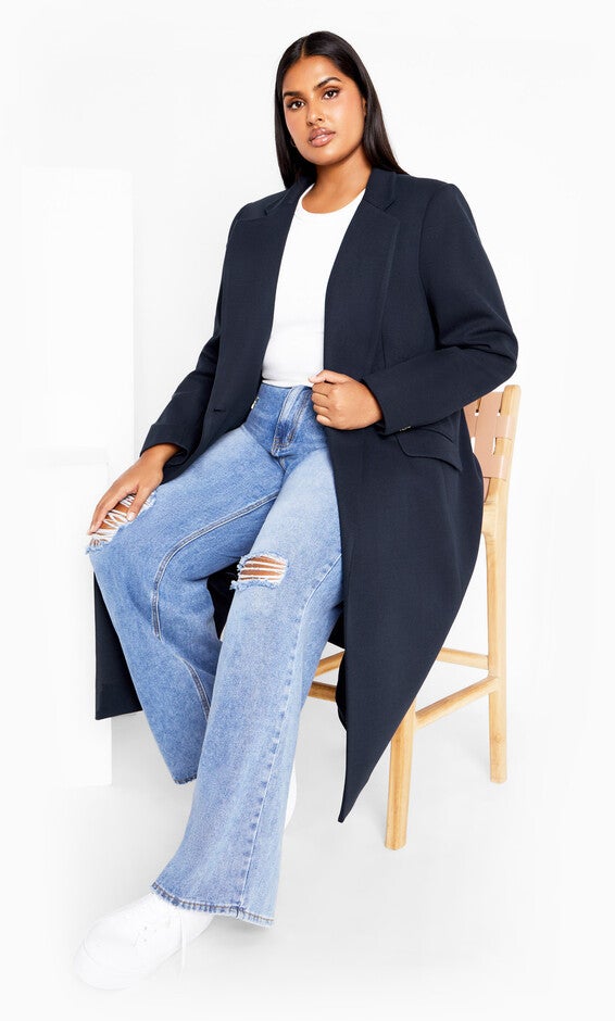 Mia Coat - navy, BLUE, alternate image number 3