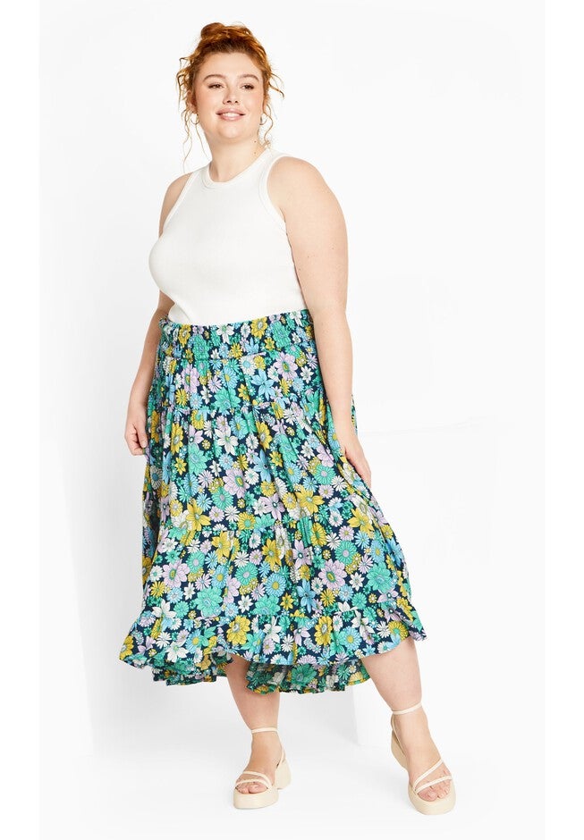 Bianca Skirt - blue, BLUE, on-hover image number null