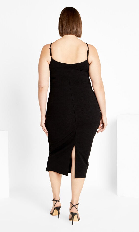 Midi Baylee Dress - black, BLACK, alternate image number 1