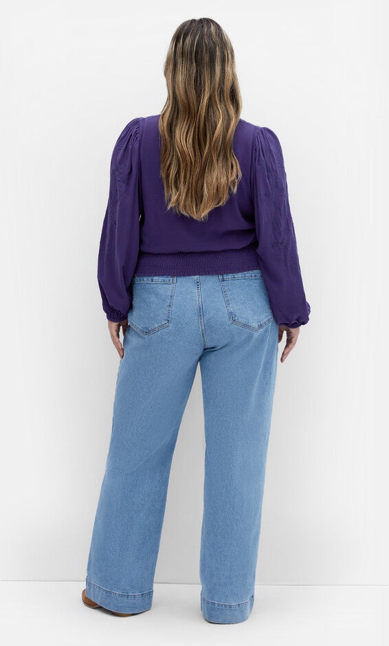 Frankie Top - persian blue, BLUE, alternate image number 2