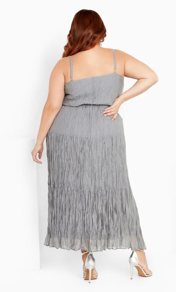 Sabina Maxi Dress - bluebell, GREY, alternate image number null