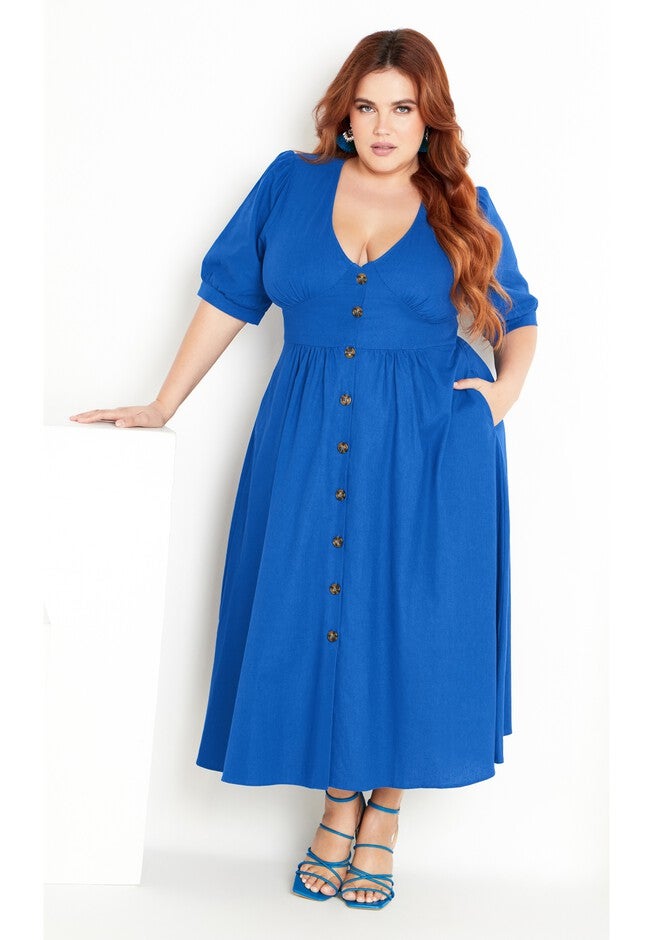 Sunset Stroll Dress - monaco blue, BLUE, hi-res image number null
