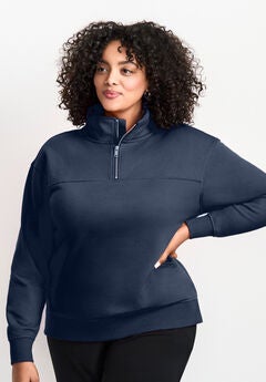 Piper Half Zip Sweat Top