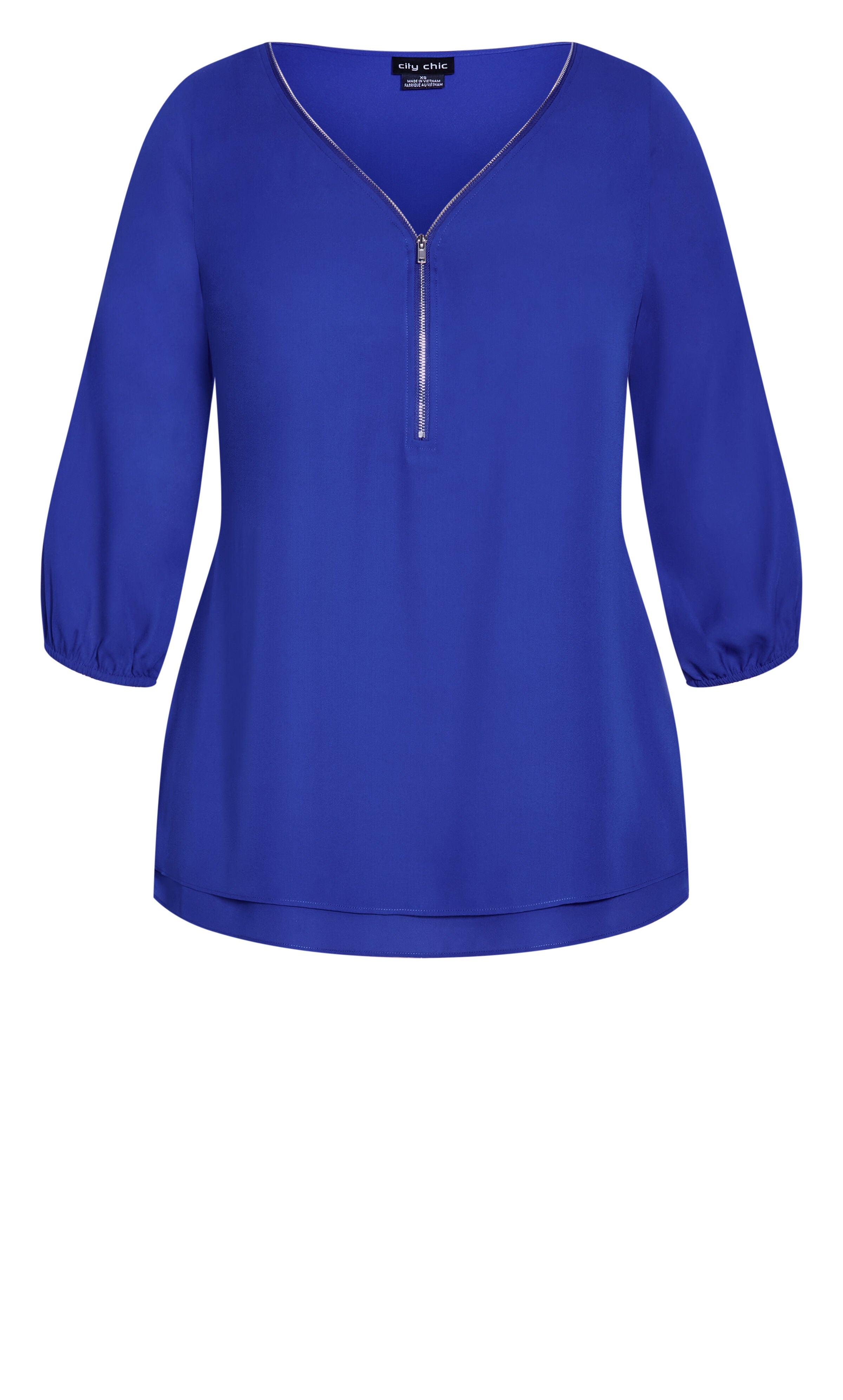 Sexy Fling Elbow Sleeve Top - ultra blue, BLUE, alternate image number 5