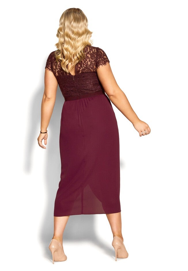 Chelsea Dress - bordeaux, RED, alternate image number null