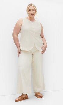 Vivien Linen Pant - cream