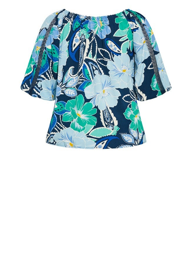 Bellini Top, INDIGO SUMMER, alternate image number null