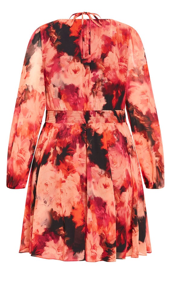 Mischa Print Floral Dress - floral l'amour, FLORAL, alternate image number 5