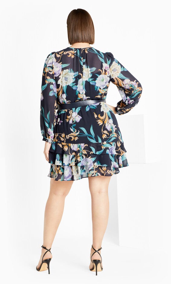 Julianna Dress - navy, BLUE, alternate image number 2