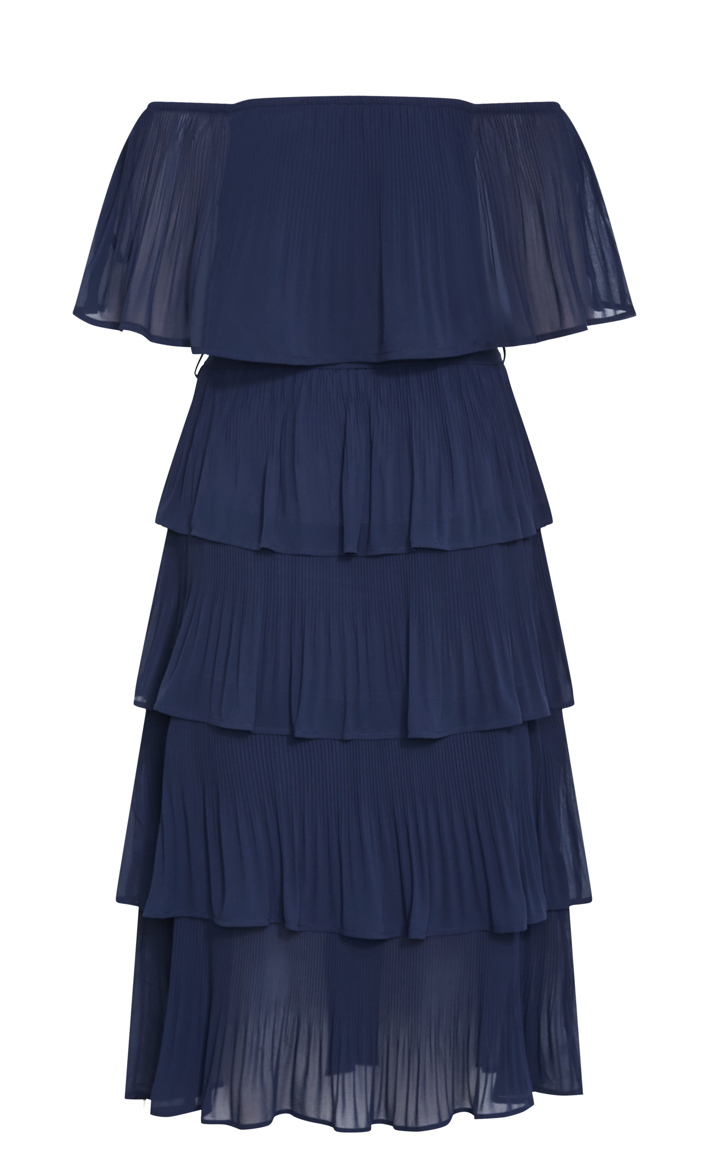 Night Garden Tier Midi Dress, BLUE, alternate image number 4