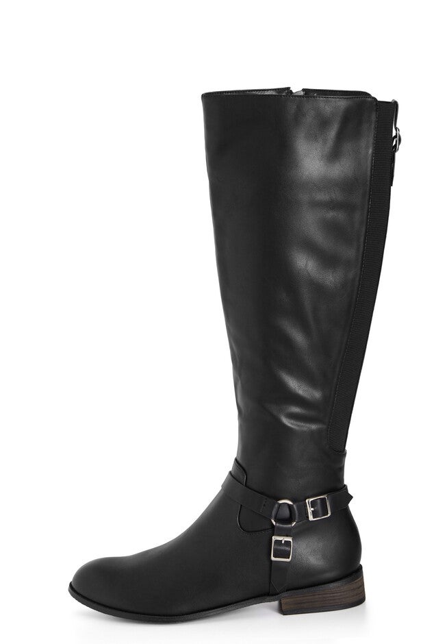 WIDE FIT Allegra Knee Boot - black, BLACK, alternate image number 3