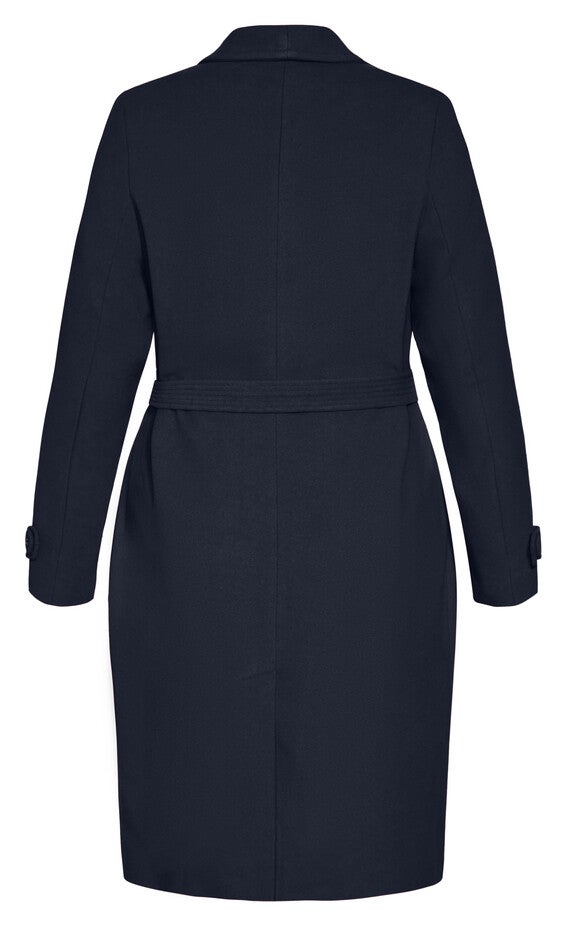 So Sleek Coat - navy, BLUE, alternate image number null