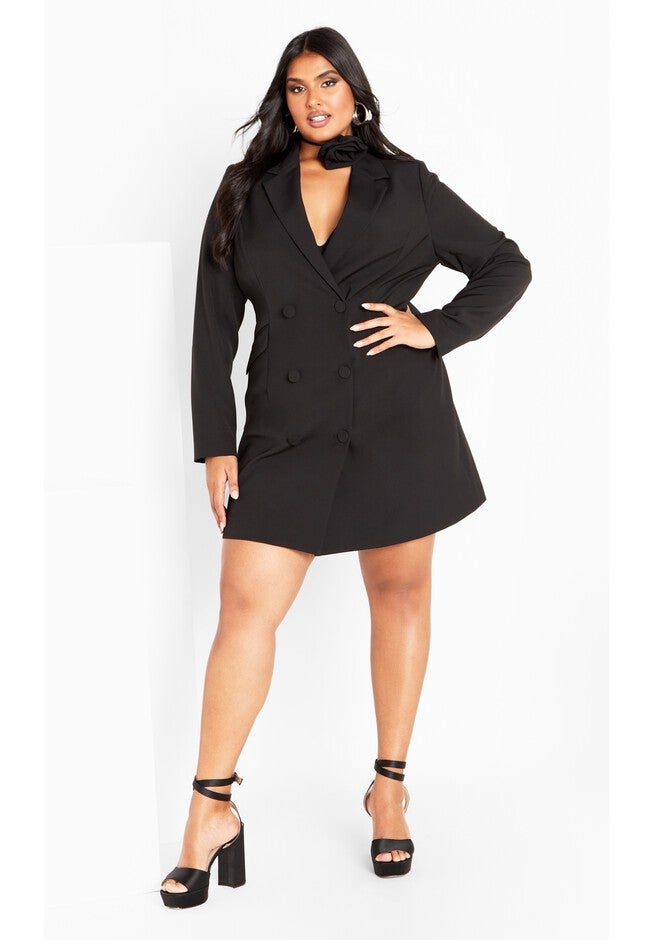 Serena 2 Piece Dress - black, BLACK, on-hover image number null