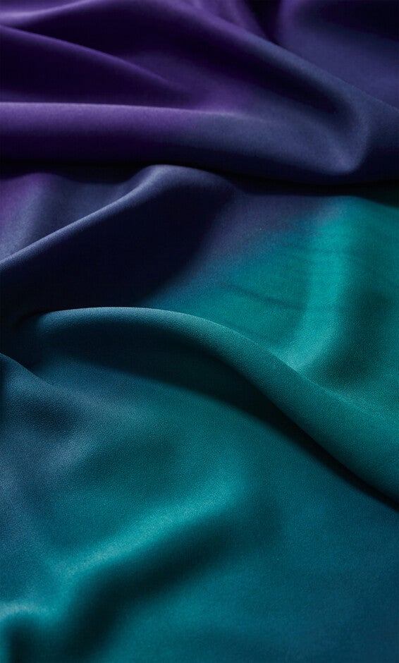 Ombre Cowl Dress - peacock, HYPNOTISE, alternate image number 5