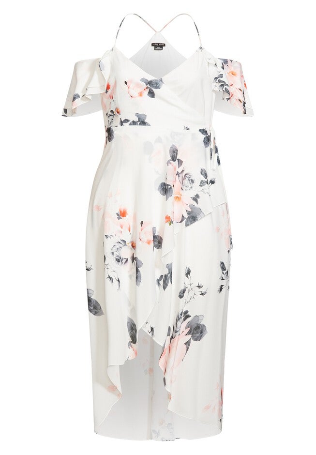 Lotus Lust Dress - ivory, WHITE, alternate image number 2