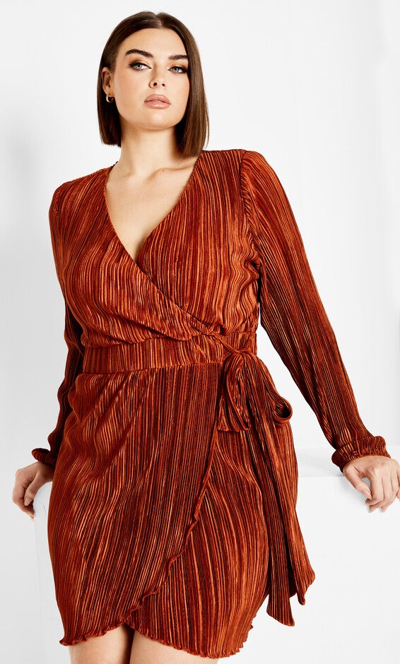 Macie Dress - gingerbread, GINGERBREAD, alternate image number null