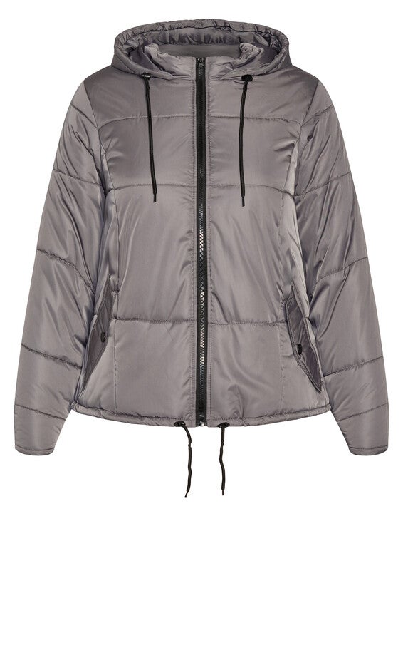 Streetwise Puffer Jacket - platinum, GREY, alternate image number 5