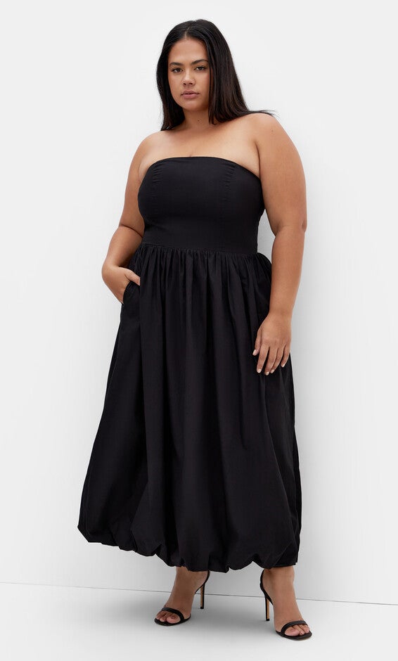 Alina Maxi Dress - black, BLACK, hi-res image number 0
