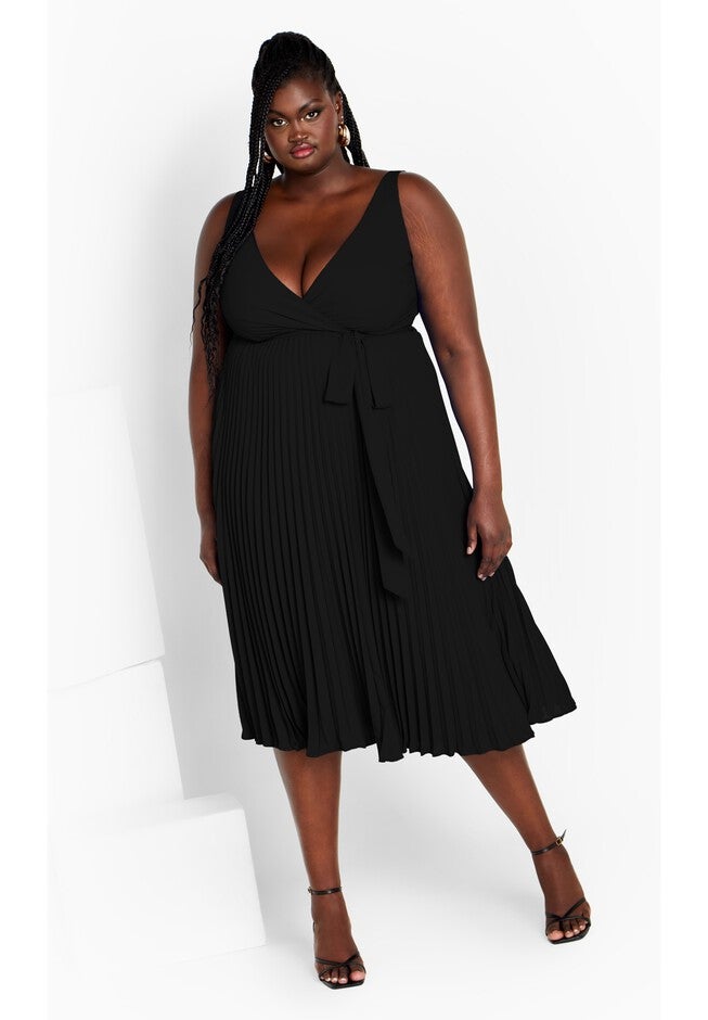Lilly Dress - black, BLACK, on-hover image number 1