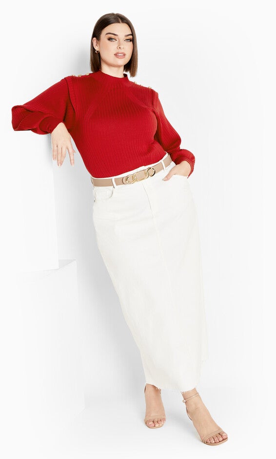 Isabella Sweater - cherry, RED, alternate image number null