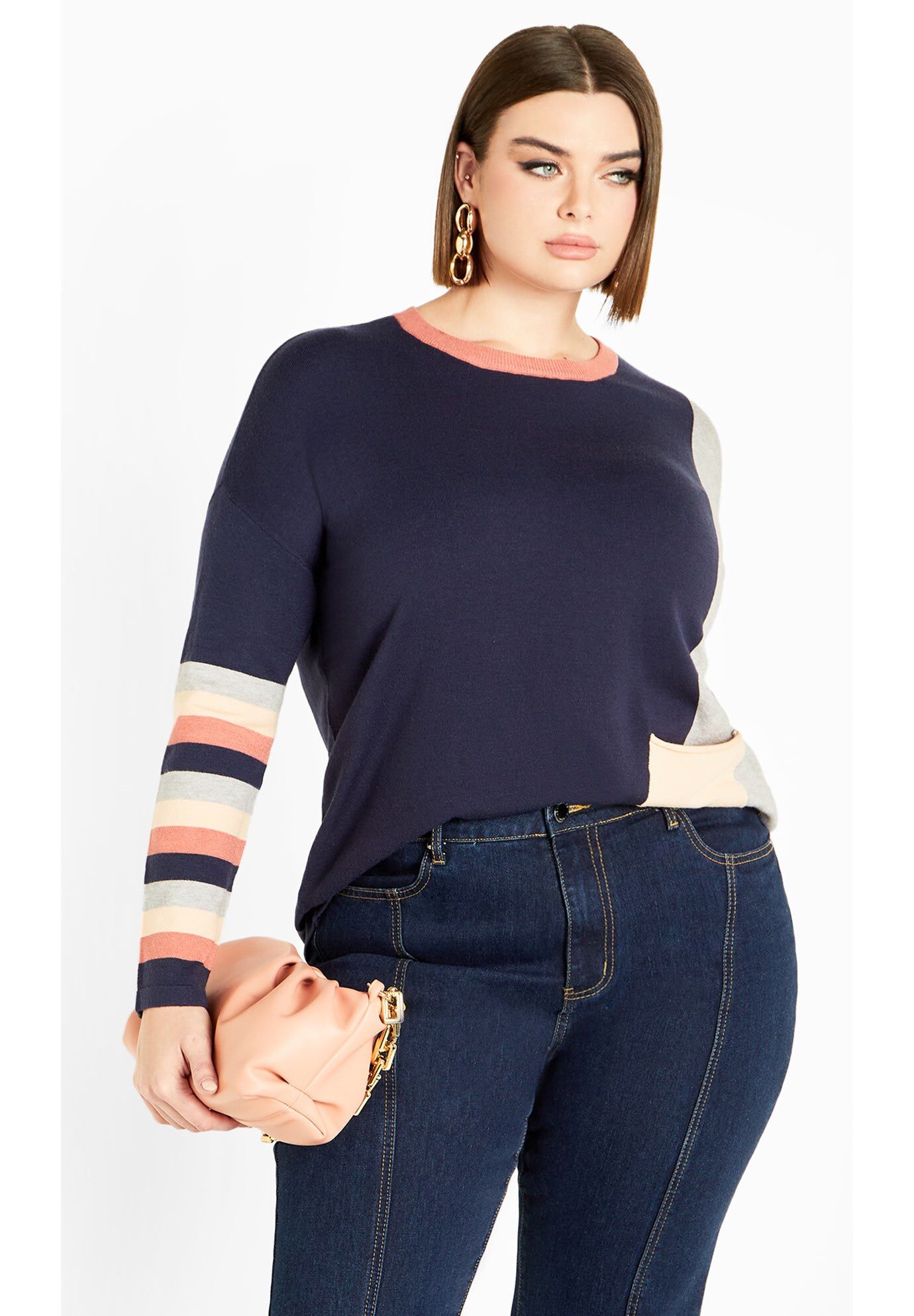 Luna Sweater, NAVY, hi-res image number 0