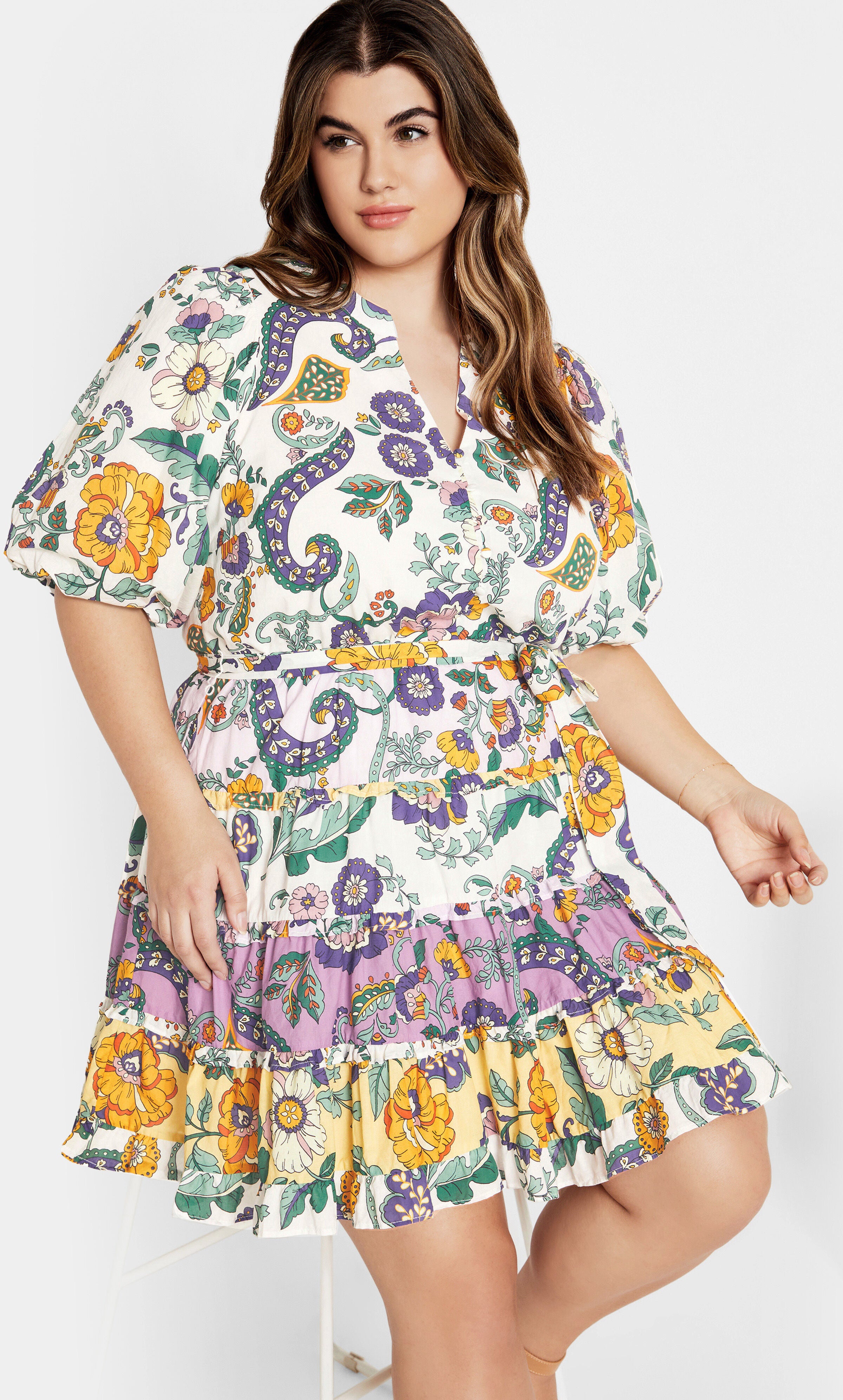 Leona Dress - jacaranda, PURPLE, alternate image number 2