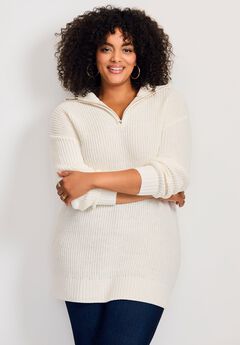 Half-Zip Pullover Sweater