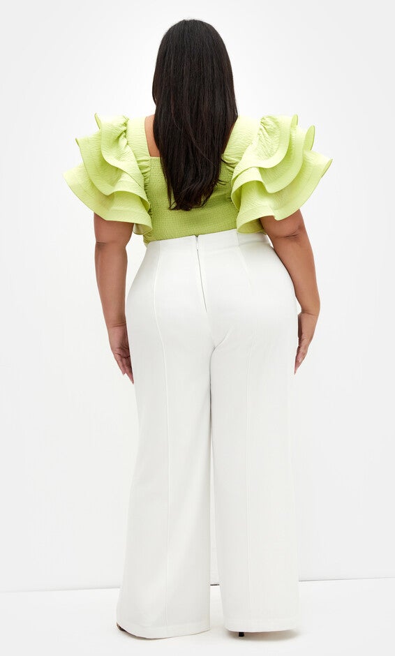 Bria Pant - ivory, WHITE, alternate image number 2