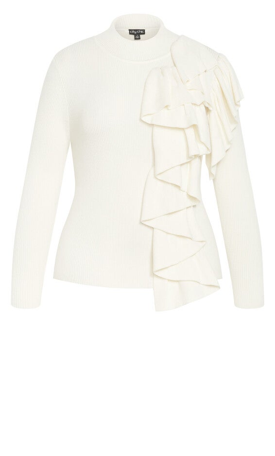 Amira Sweater - ivory, BEIGE, alternate image number null