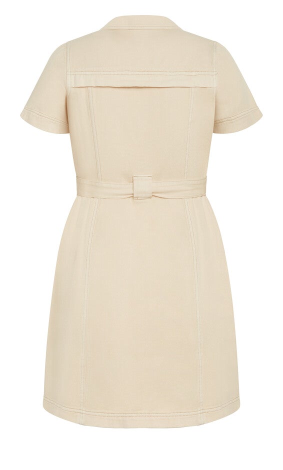 Melina Dress - stone, STONE, alternate image number 4