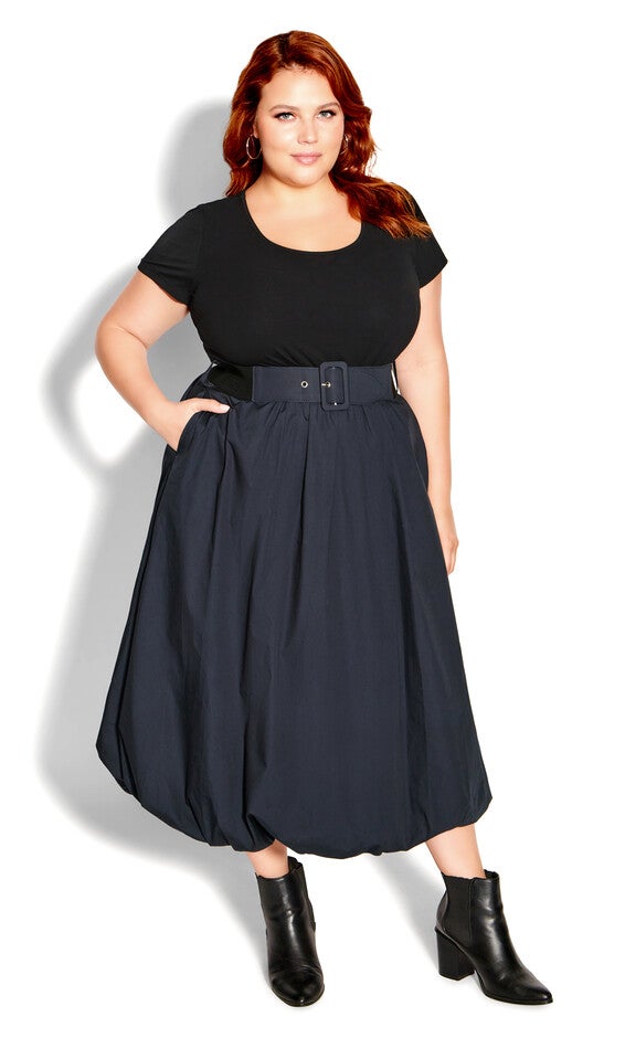 Paris Days Dress - navy, NAVY/BLACK, hi-res image number 0