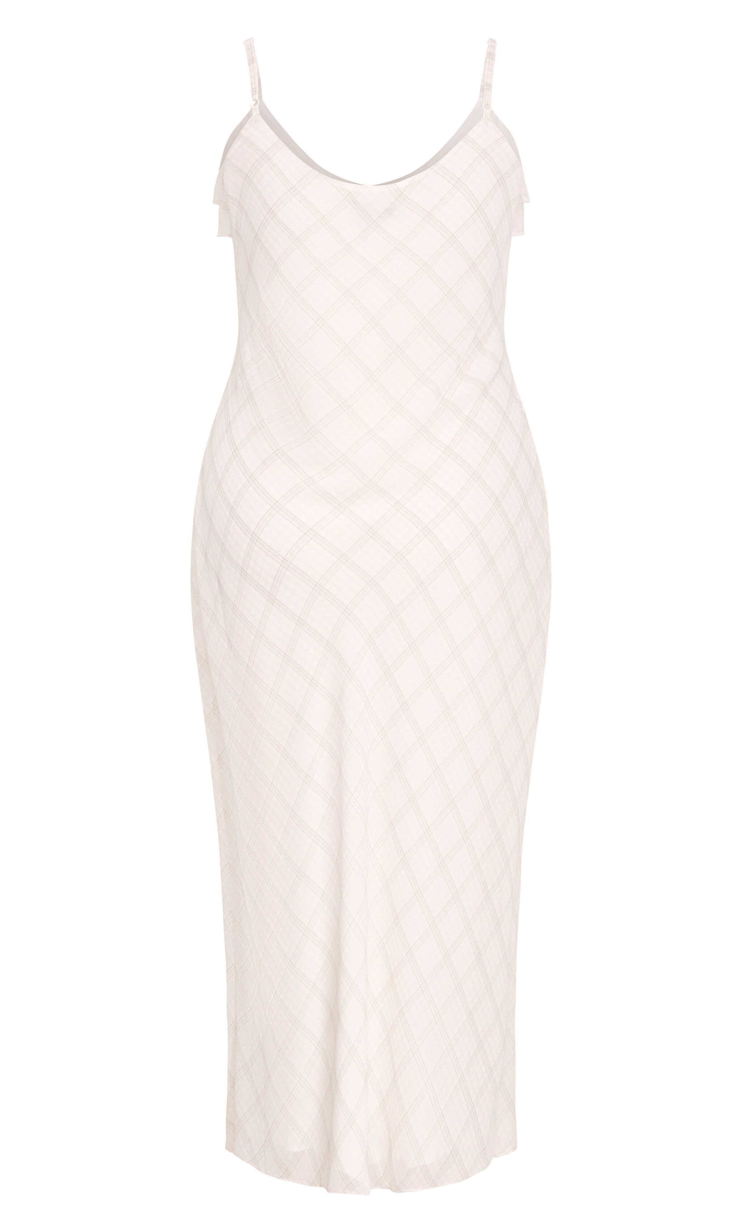 Ria Gingham Dress - ivory, BEIGE, alternate image number 5