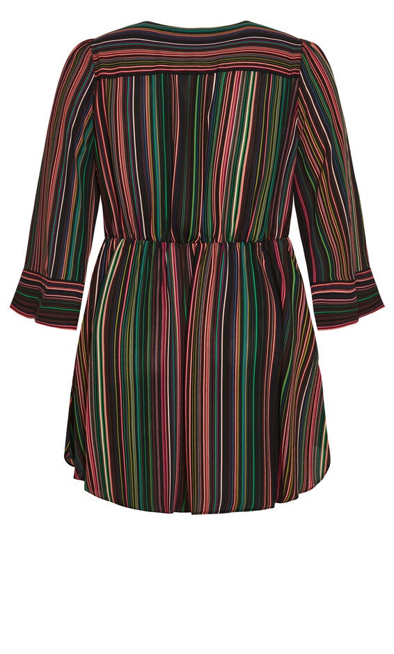Jemma Top - stripe, BLACK, alternate image number null