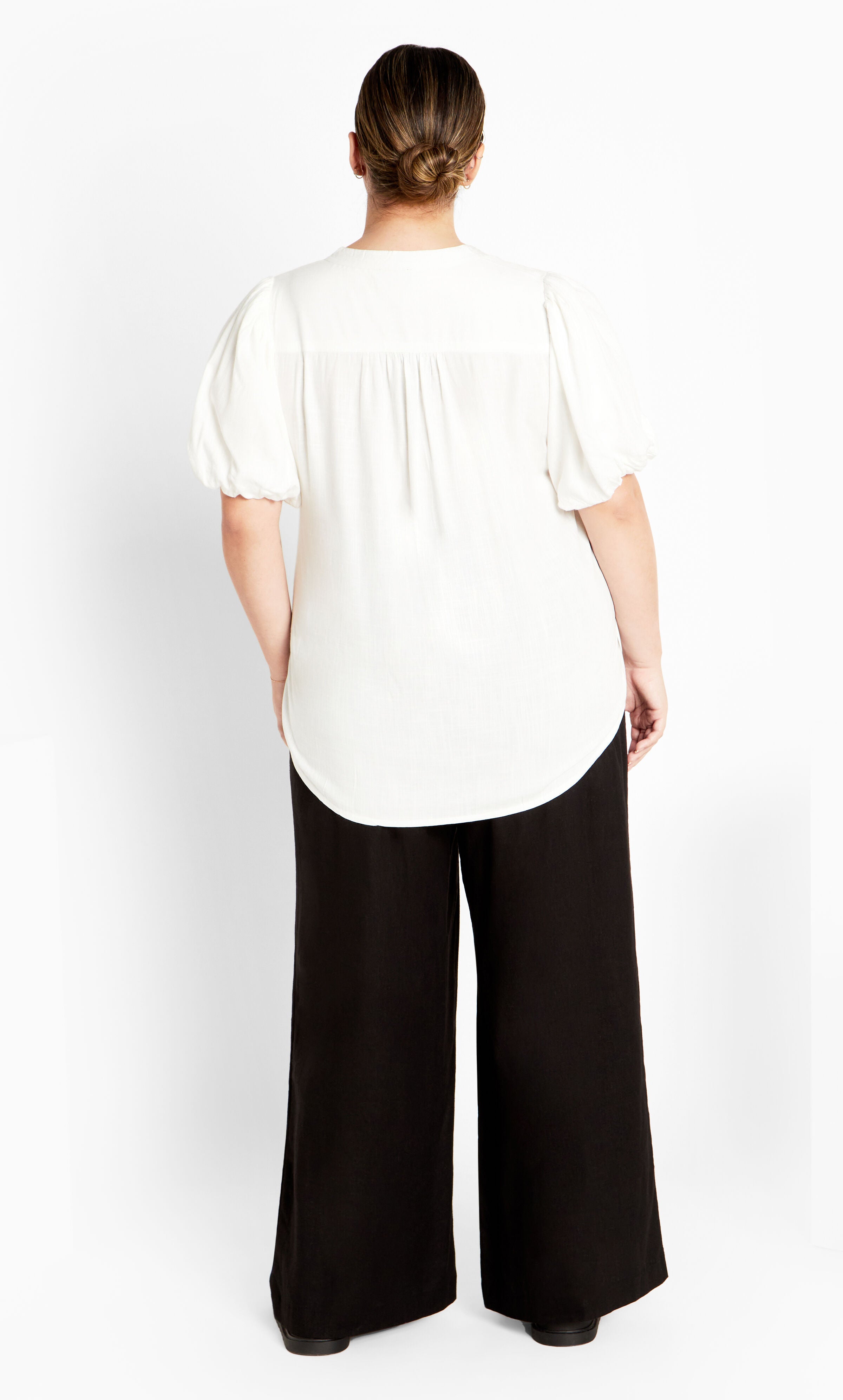 Georgia Shirt - ivory, WHITE, alternate image number 2