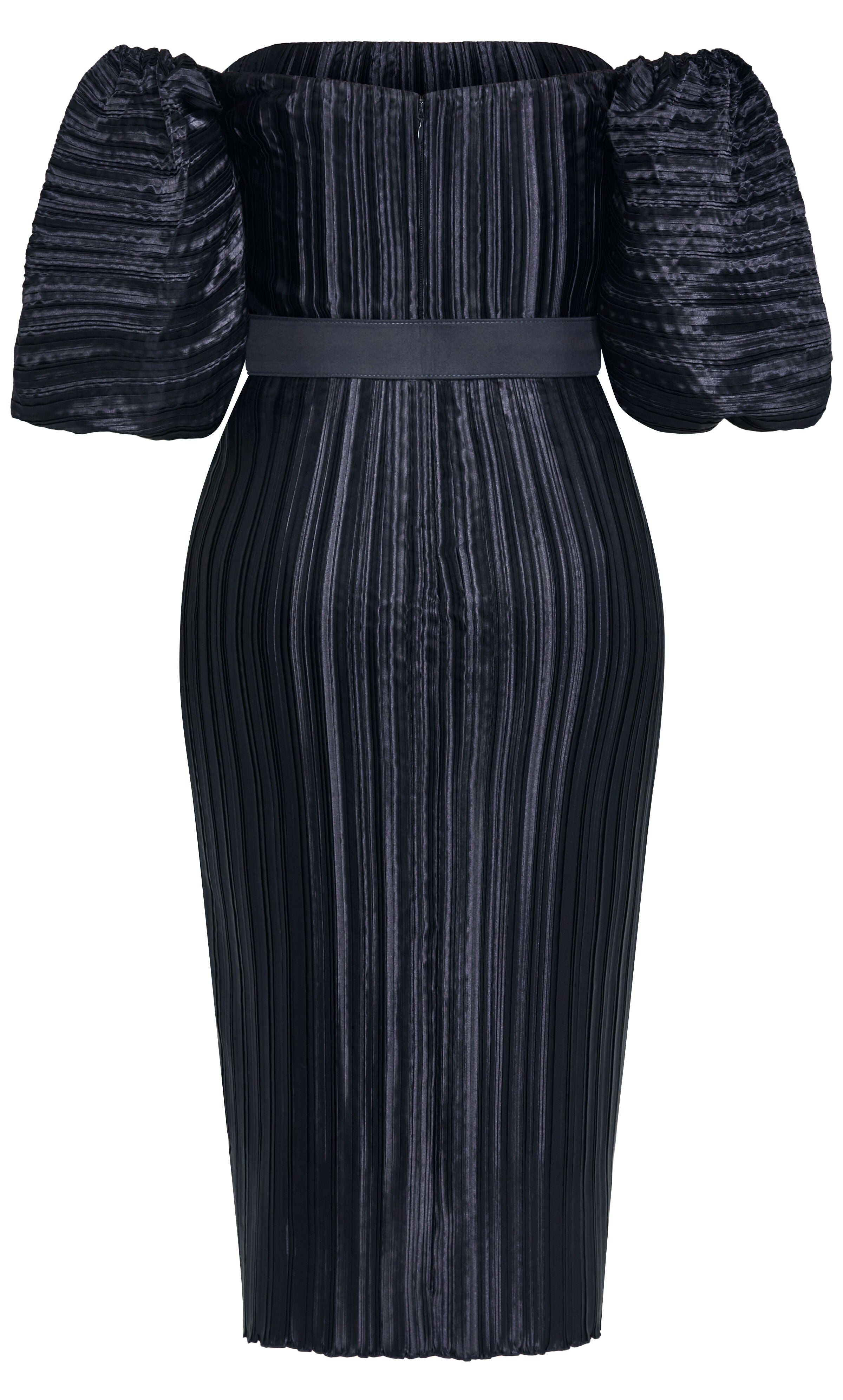 Krista Pleat Dress - midnight, PURPLE, alternate image number 5