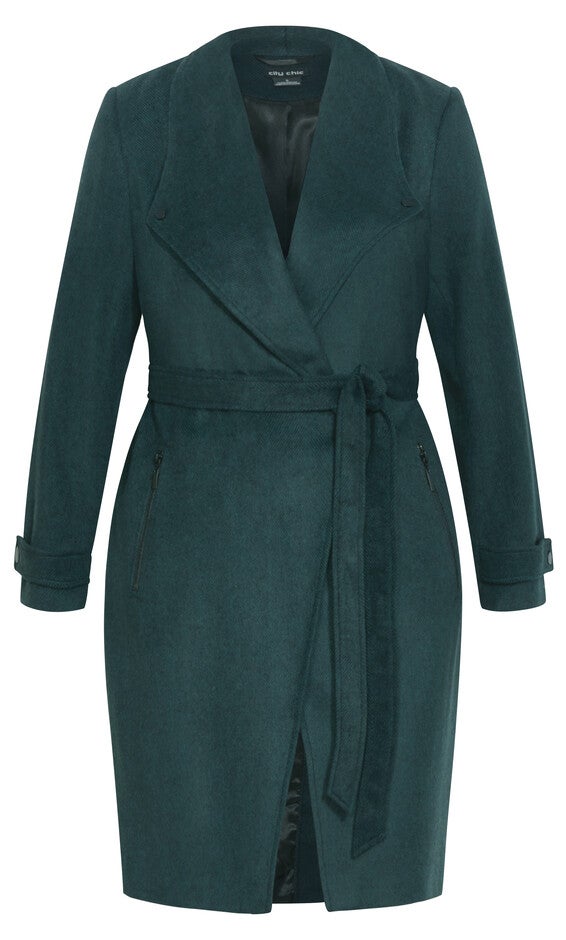 Isabella Coat - emerald, GREEN, alternate image number 4