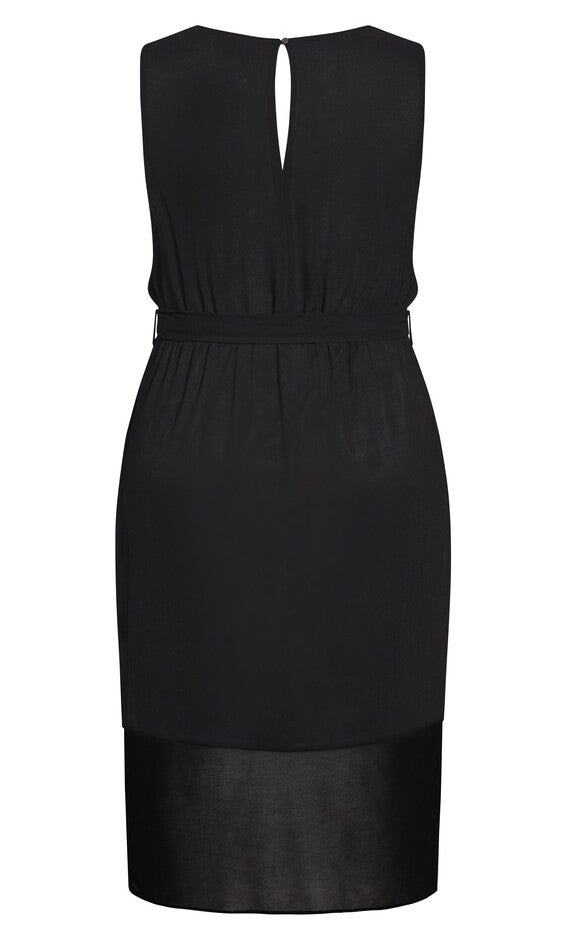 Sexy Tie Dress - black, BLACK, alternate image number null