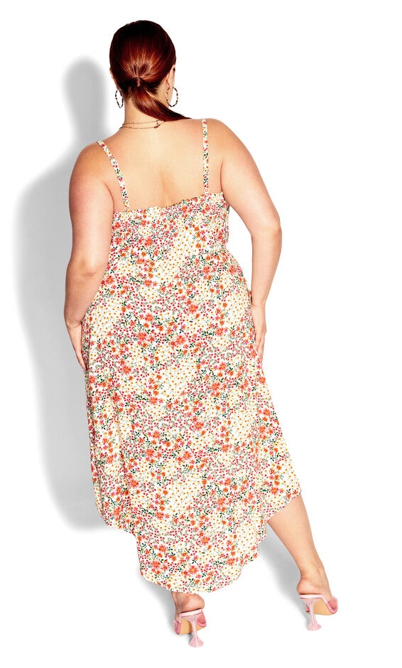 Tamika Print Dress - ivory, WHITE, alternate image number 2