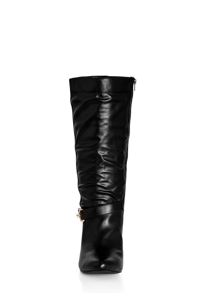 WIDE FIT Rialta Knee Boot - black, BLACK, alternate image number null