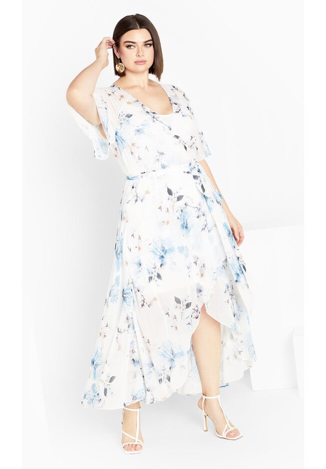 Shy Orchid Maxi Dress - ivory, WHITE, alternate image number 2