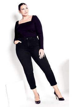 Black Oversized Jeans