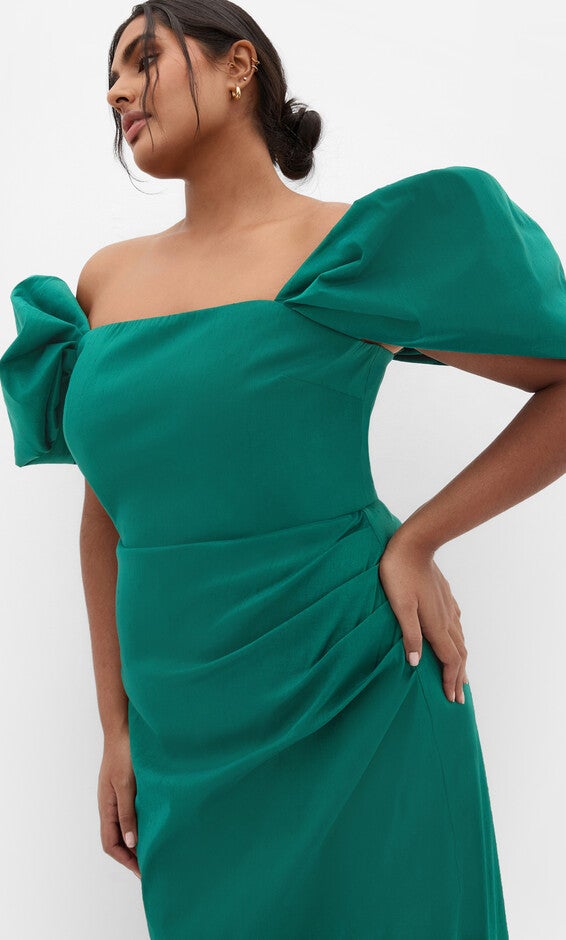Elyse Dress, GREEN, alternate image number 1