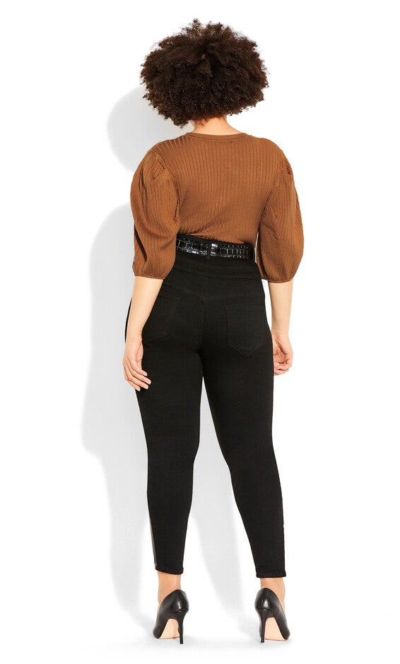 Sweet Rib Top - tan, BROWN, alternate image number null