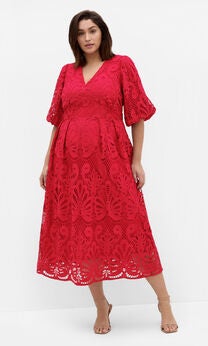 Kylee Dress - scarlet