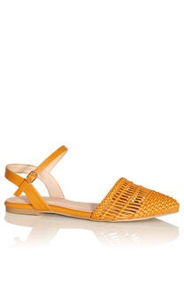 WIDE FIT Rosalie Flat - honey
