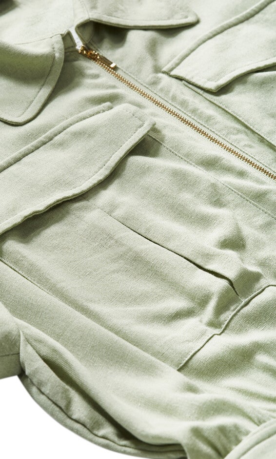 Utility Midi Dress - sage, GREEN, alternate image number 5