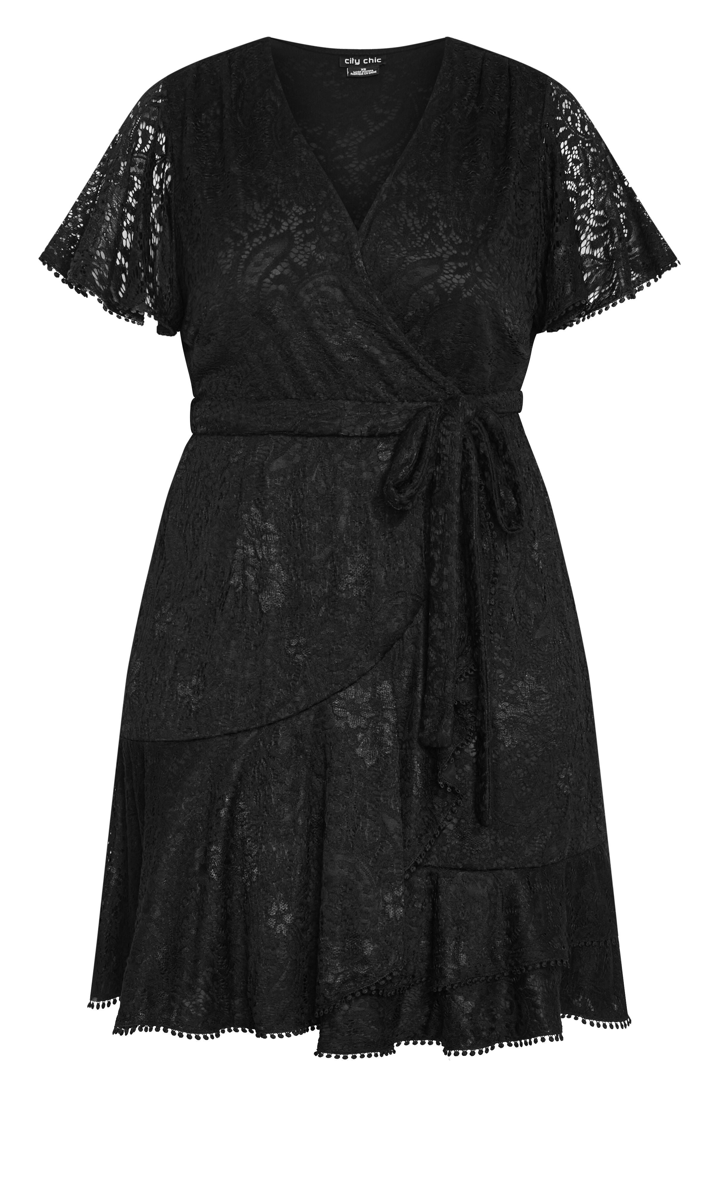 Sweet Lace Dress - black, BLACK, alternate image number 3