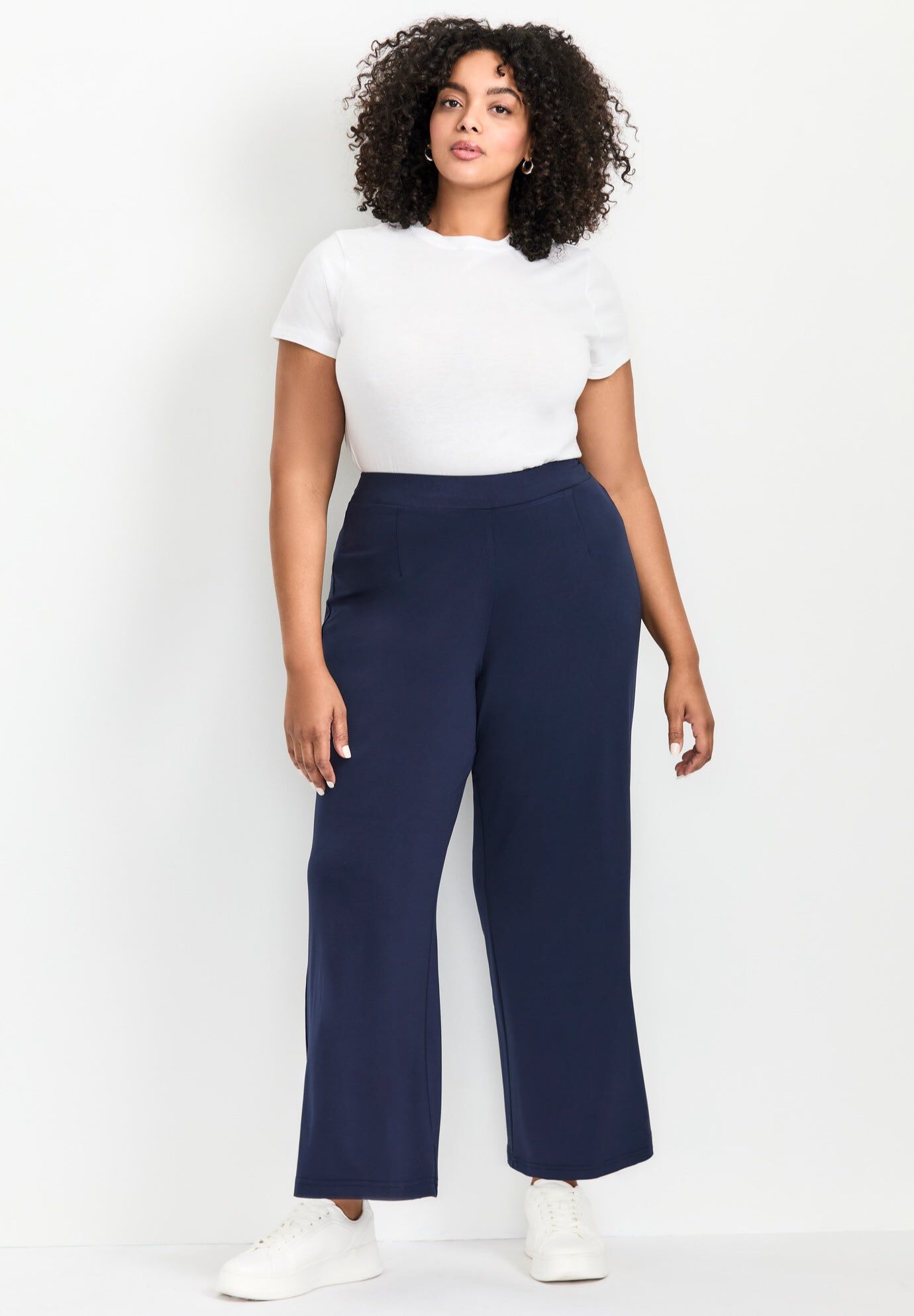 Audrey Wide Leg Pant, NAVY, hi-res image number 0