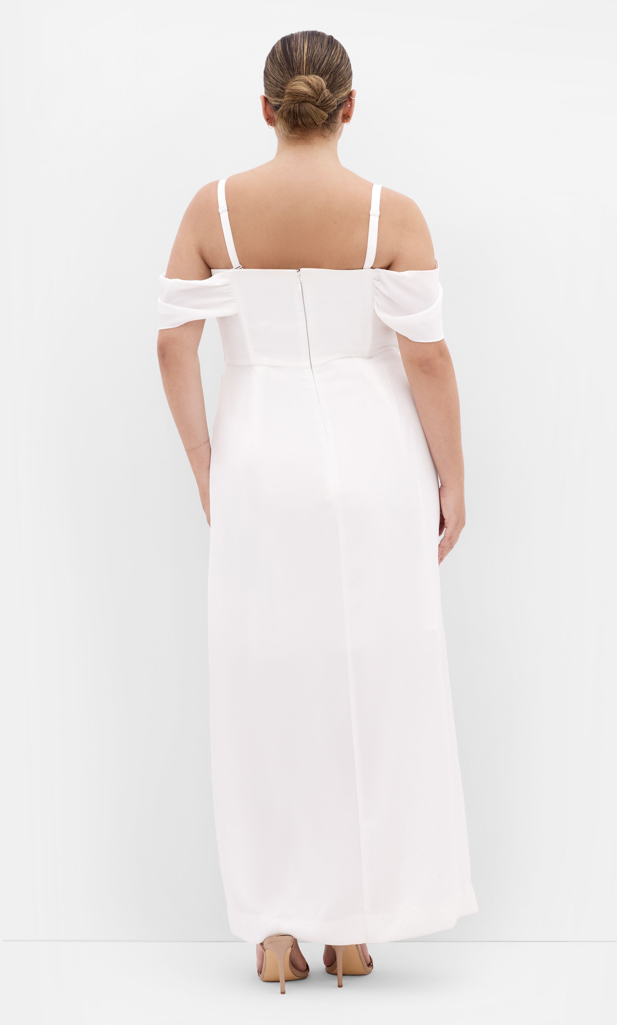 Forbidden Love Maxi Dress - ivory, WHITE, alternate image number 4