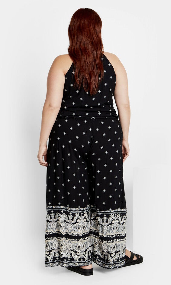 Sky Pant - black, BLK WILD LOVE, alternate image number 1